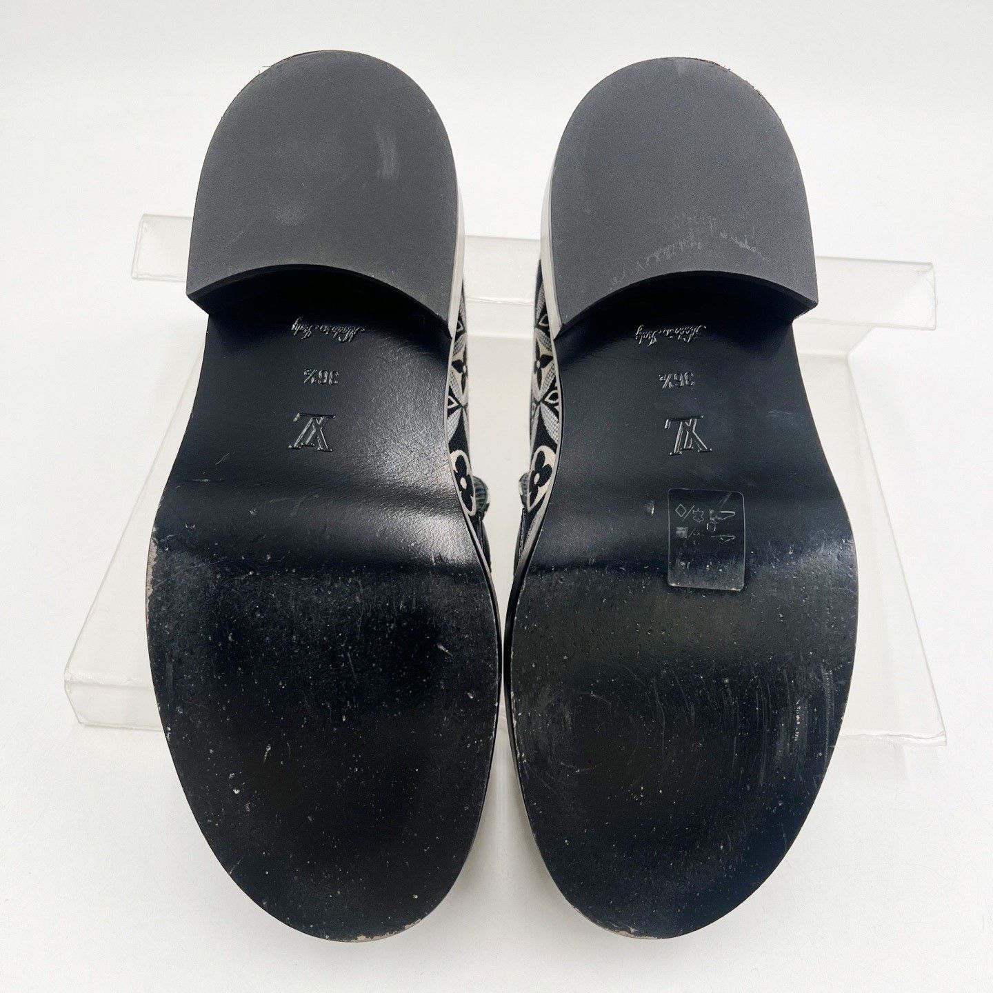Louis Vuitton LV 1854 Monogram Platform Loafers Size US 5.5 / IT 35.5 - 8 Thumbnail