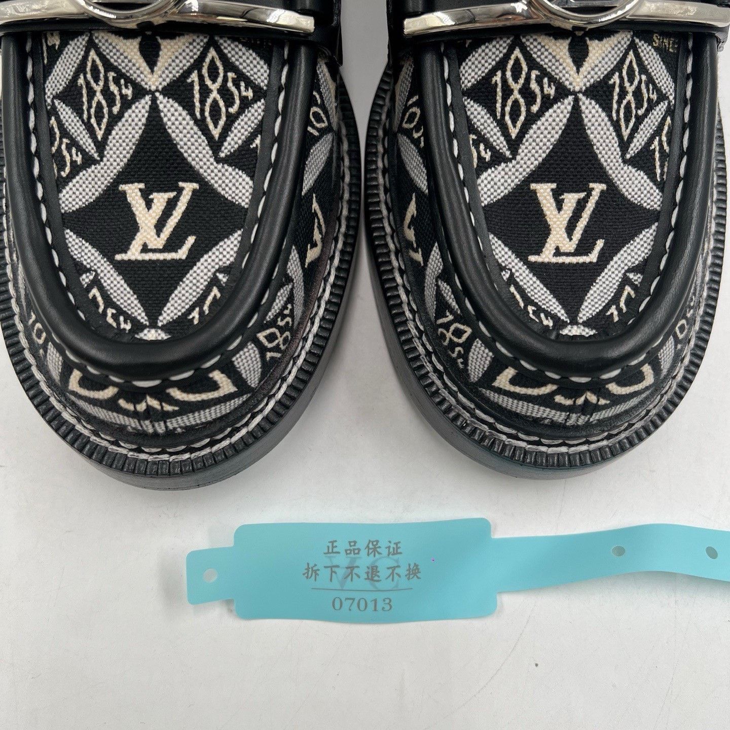 Louis Vuitton LV 1854 Monogram Platform Loafers Size US 5.5 / IT 35.5 - 9 Thumbnail