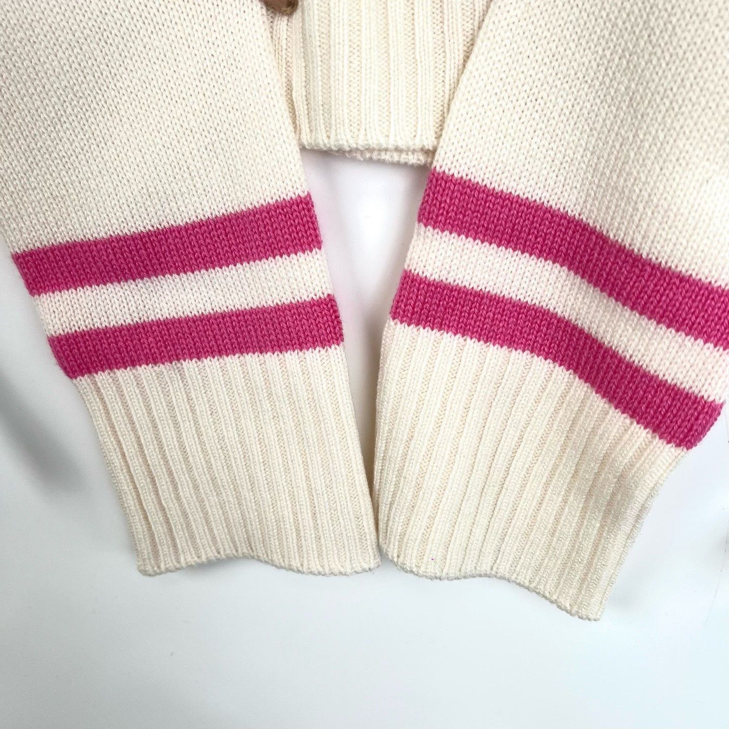 Dior Dior White Lapel Back Logo Cashmere Sweater Size S / US 4 / IT 40 - 5 Thumbnail