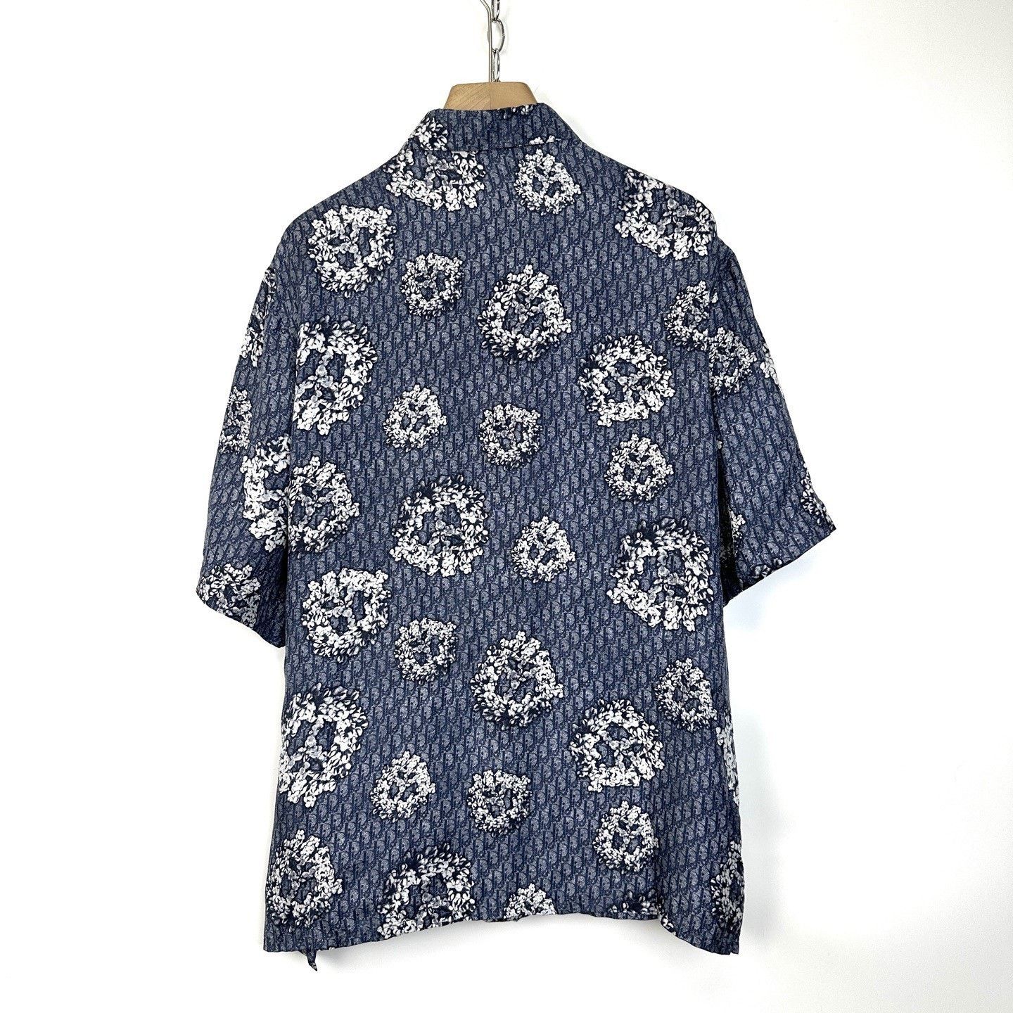 Dior DIOR x Denim Tears Silk Monogram Oversized Shirt Size US XL / EU 56 / 4 - 2 Thumbnail