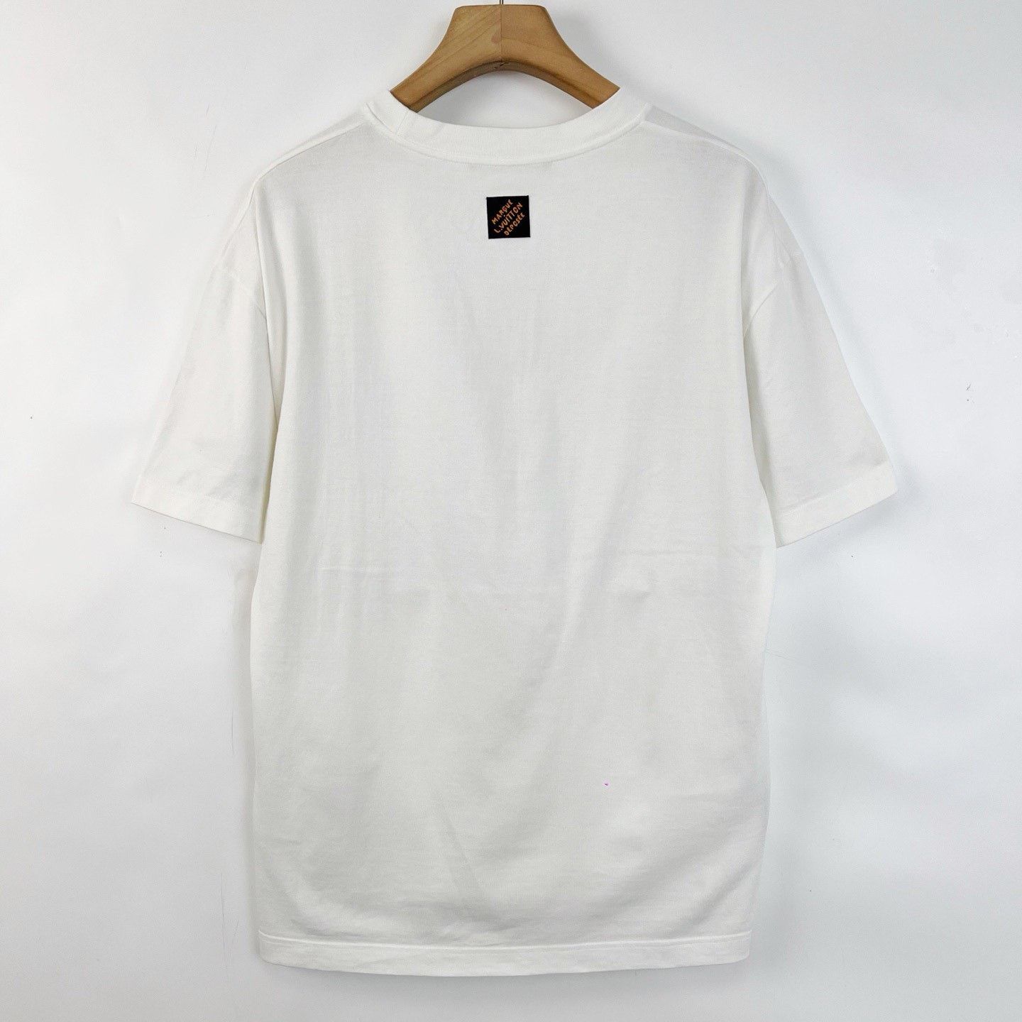 Louis Vuitton LV SS25 White Earth Flocked Print T-shirt Size M / US 6-8 / IT 42-44 - 2 Thumbnail