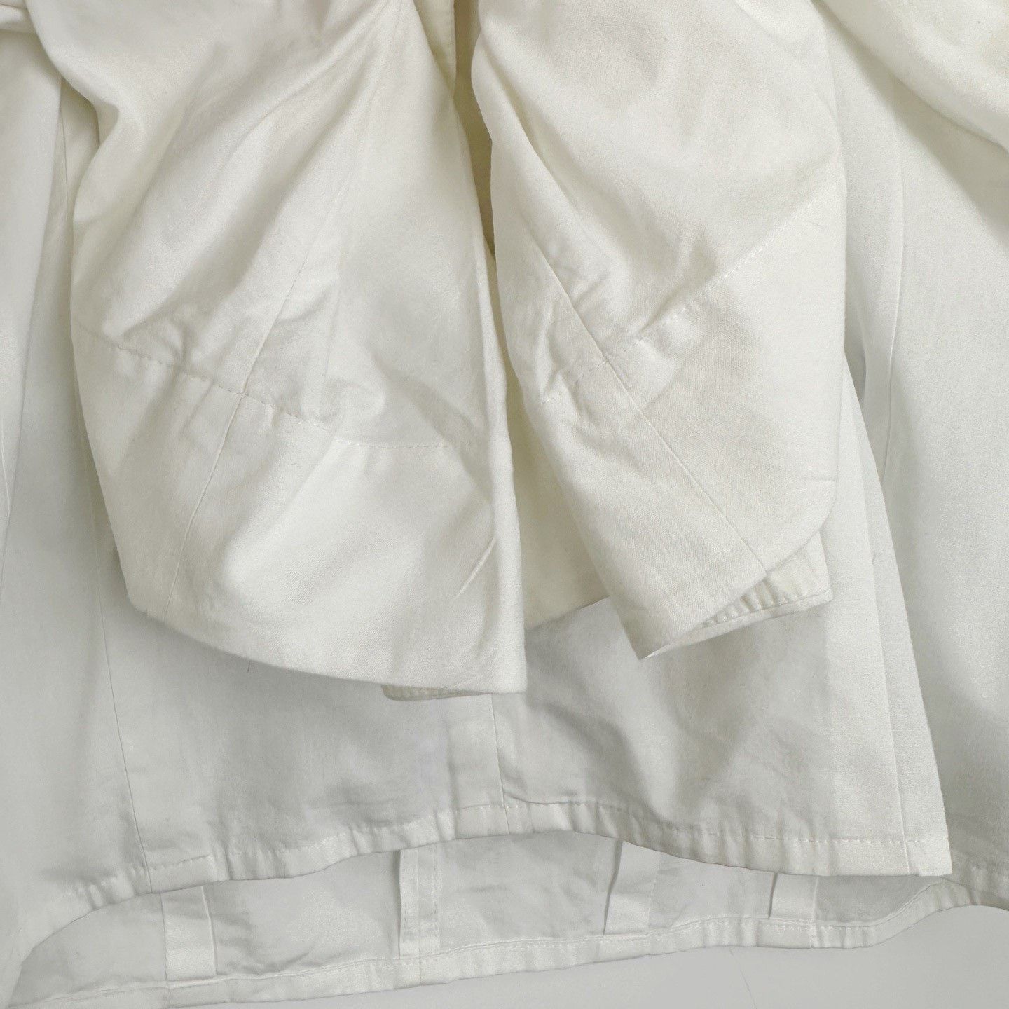 Celine Celine White Stand Collar Zip Shirt Size XS / US 0-2 / IT 36-38 - 5 Thumbnail
