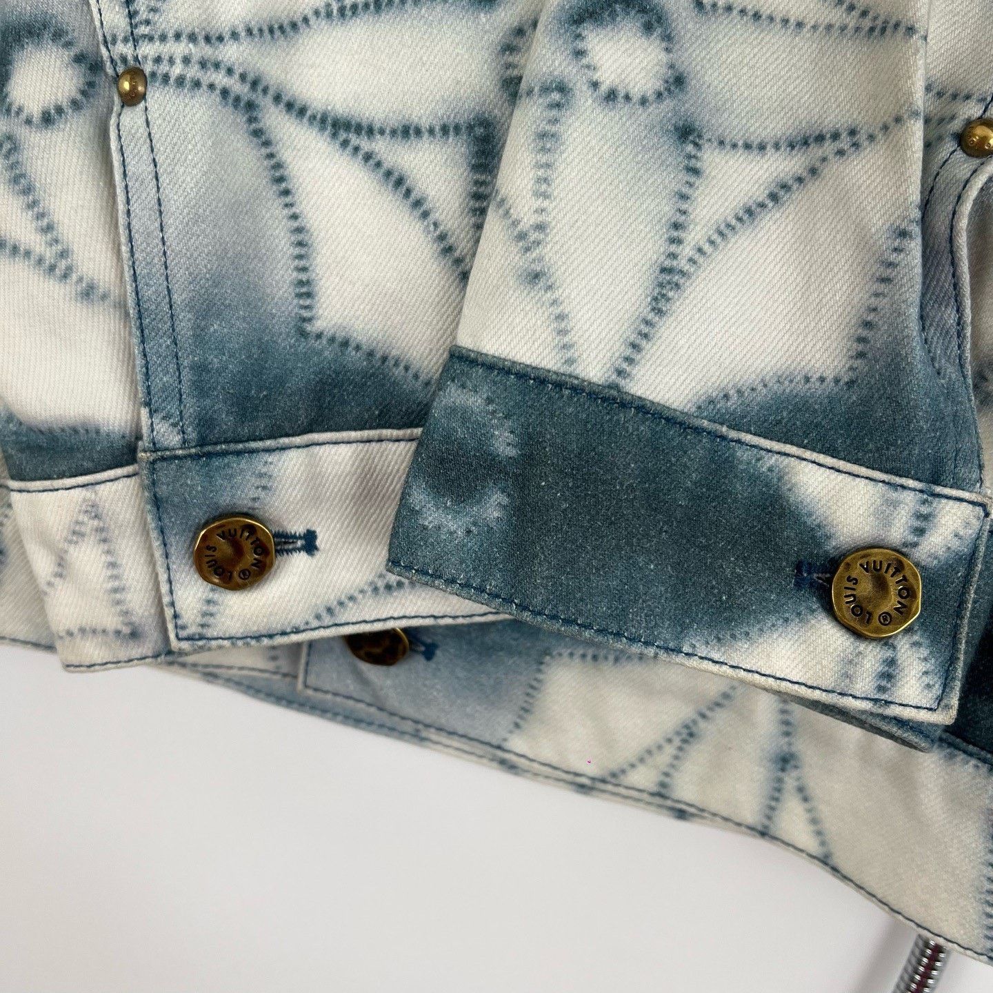 Louis Vuitton LV Tie-Dye Print Denim Jacket Size US S / EU 44-46 / 1 - 5 Thumbnail