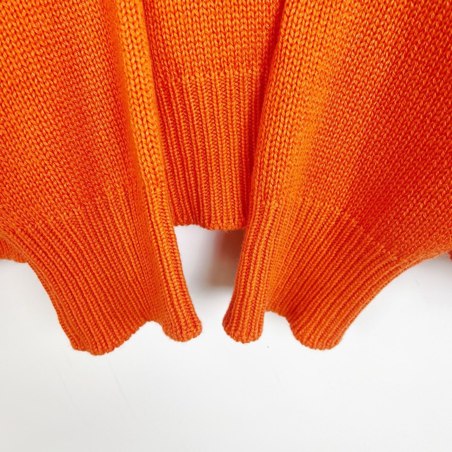 Prada Prada Orange Cashmere Knit Logo Sweater Size M / US 6-8 / IT 42-44 - 6 Thumbnail