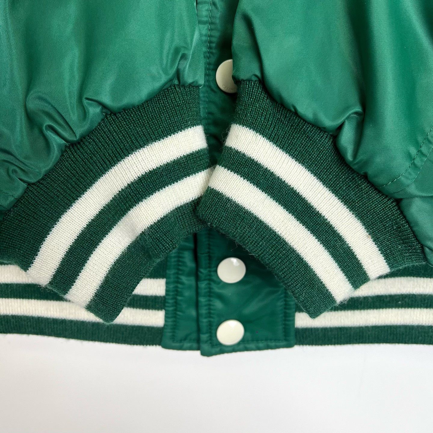 Celine Celine Green Letter Embroidery Baseball Jacket Size S / US 4 / IT 40 - 5 Thumbnail