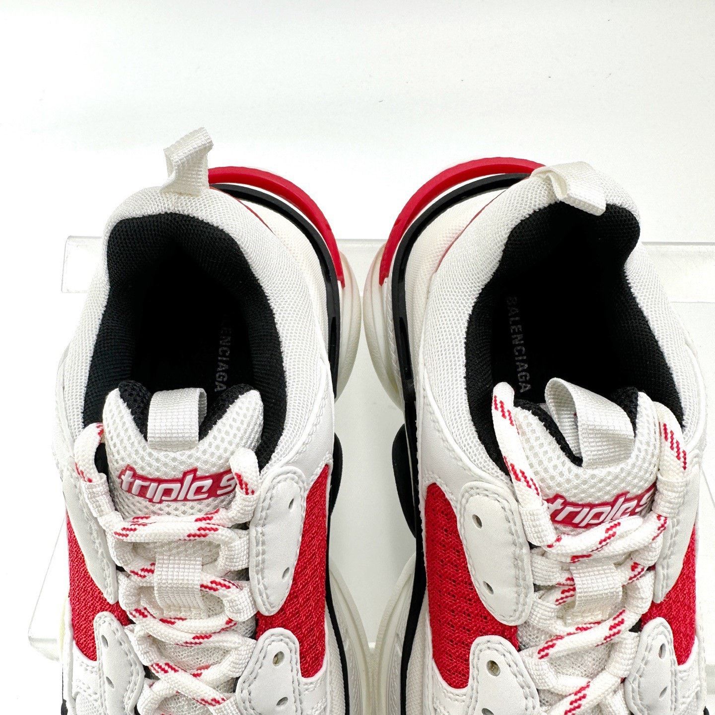 Balenciaga Balenciaga Triple Gray Red Women's Dad Shoes 36 Size US 5 / IT 35 - 6 Thumbnail