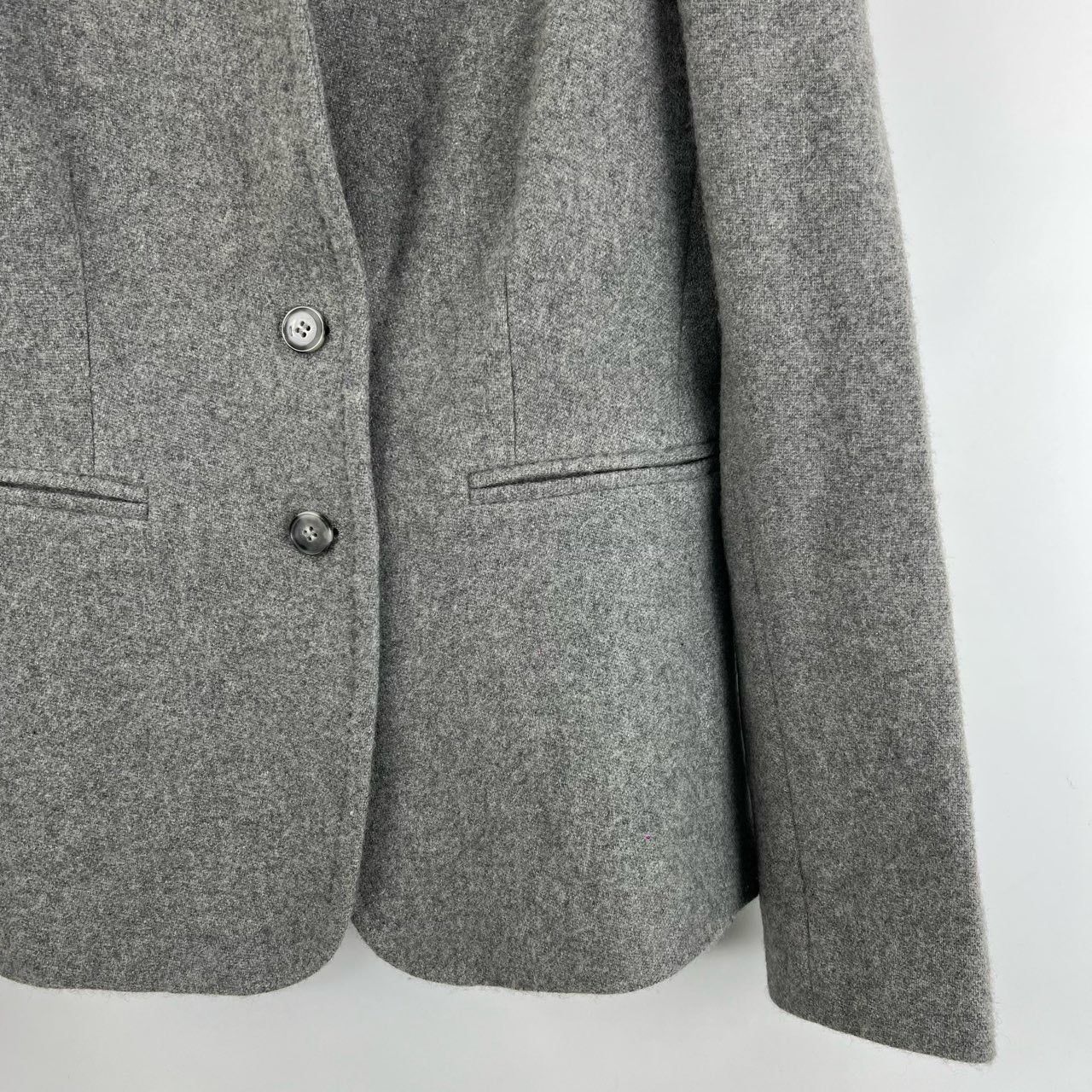 Max Mara Max Mara Gray Cashmere Blazer Size M / US 6-8 / IT 42-44 - 5 Thumbnail
