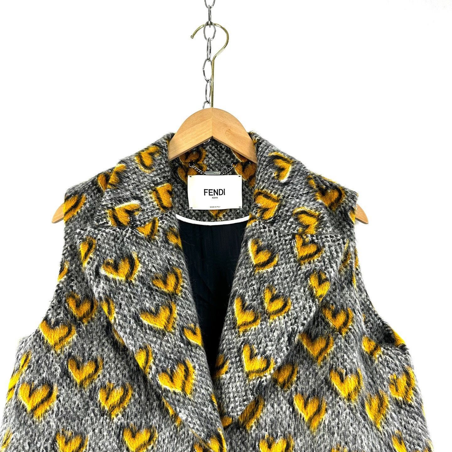 Fendi Fendi Heart Pattern Sleeveless Vest Size M / US 6-8 / IT 42-44 - 3 Thumbnail