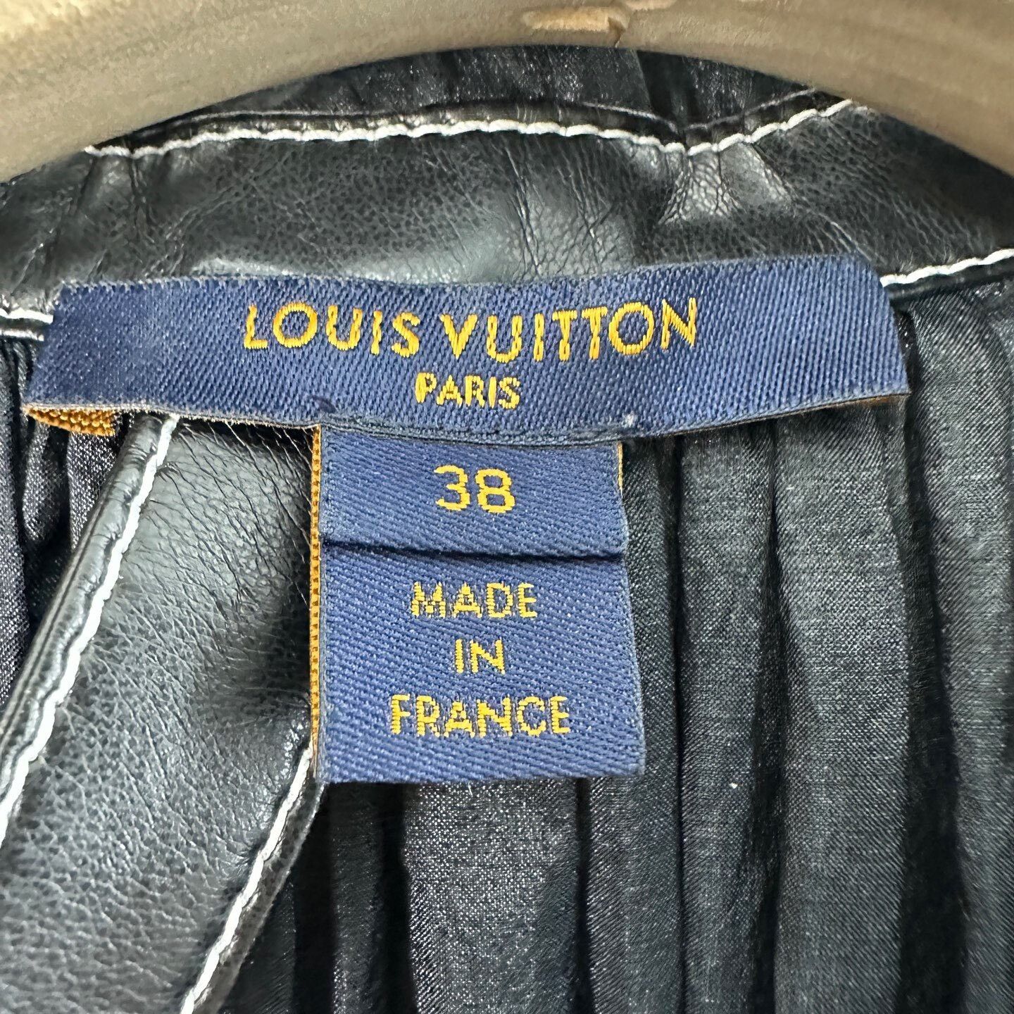 Louis Vuitton LV Black Loose Thin Long-sleeve Shirt Size S / US 4 / IT 40 - 4 Thumbnail