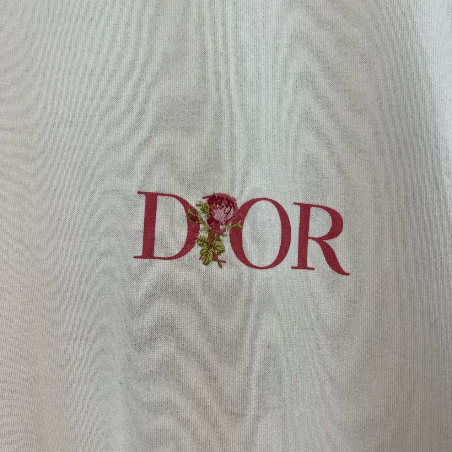 Dior Dior White Rose Embroidered Short Sleeve Size XXL / US 16-18 / IT 52-54 - 6 Thumbnail