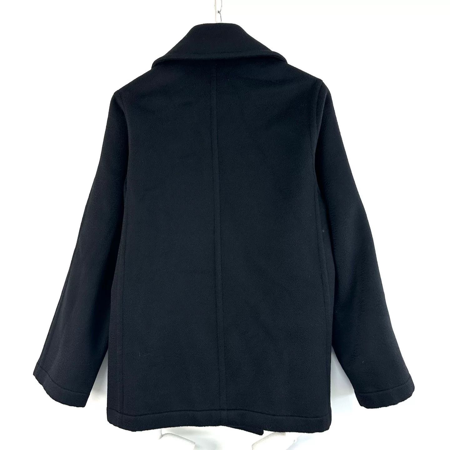 Hermes Hermes Women's Black Short Wool Cashmere Coat Size XS / US 0-2 / IT 36-38 - 2 Thumbnail