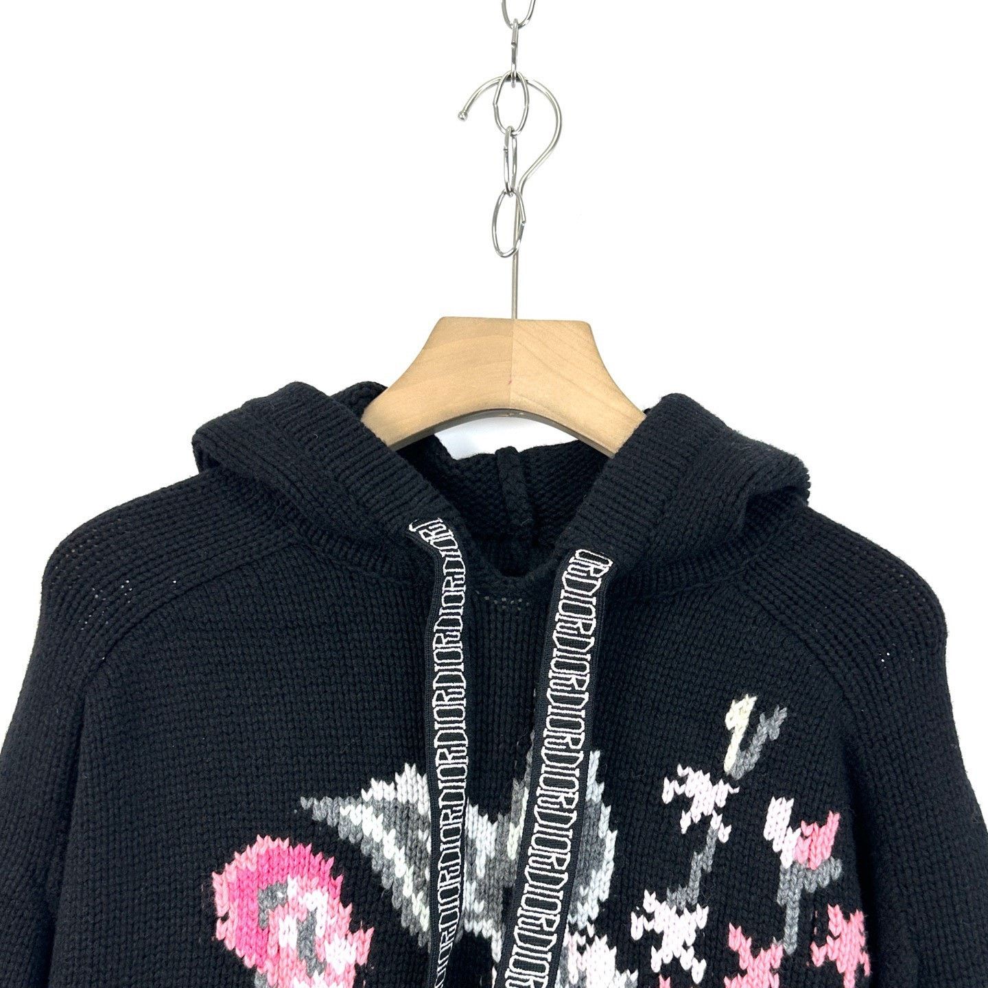 Dior Dior x Stussy Floral Wool Long Knit Sweater Size US XXS / EU 40 - 4 Thumbnail