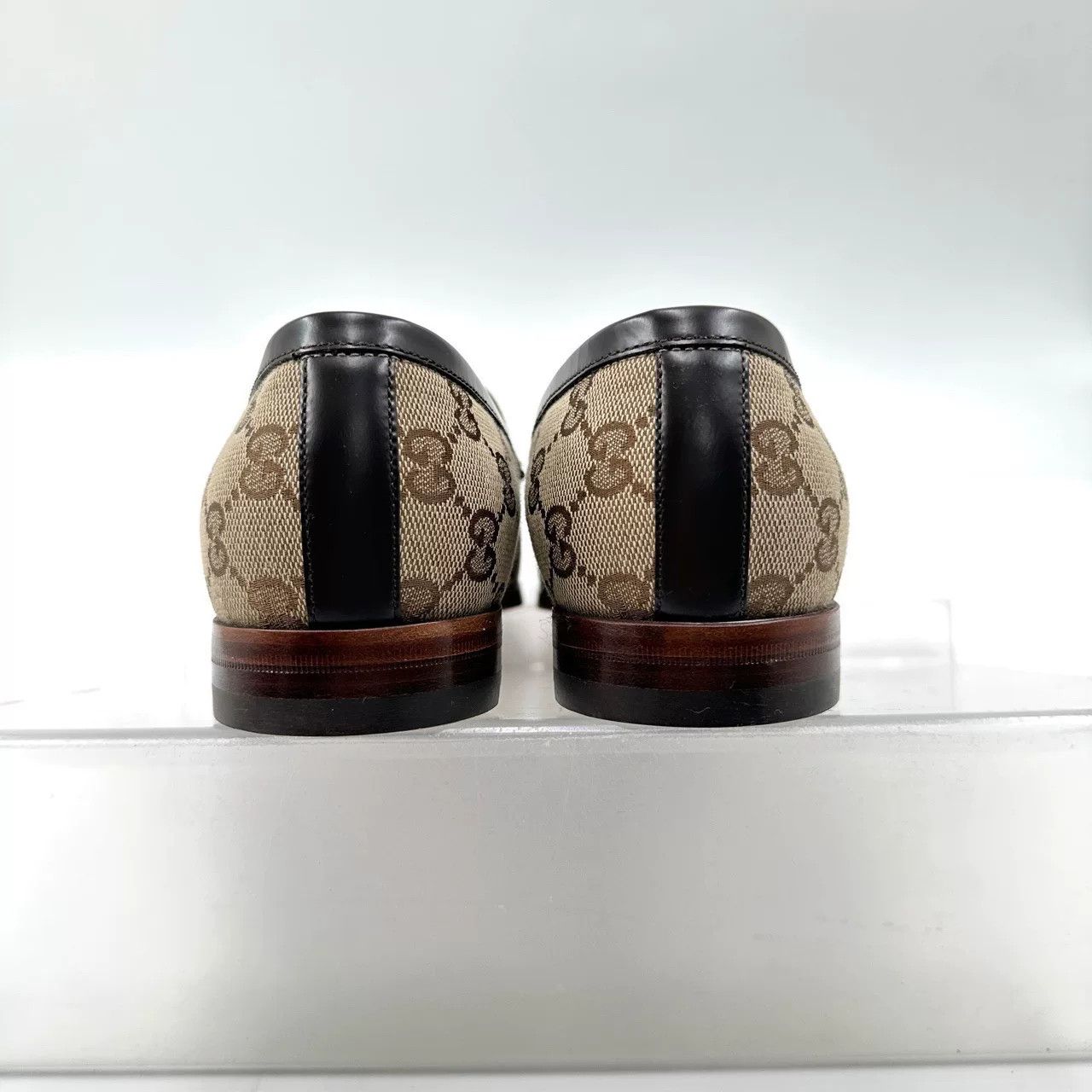 Gucci Gucci Monogram Round-Toe Loafers Size US 6 / EU 39 - 3 Thumbnail