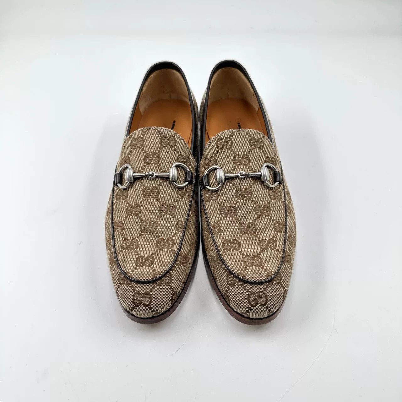Gucci Gucci Monogram Round-Toe Loafers Size US 6 / EU 39 - 2 Thumbnail