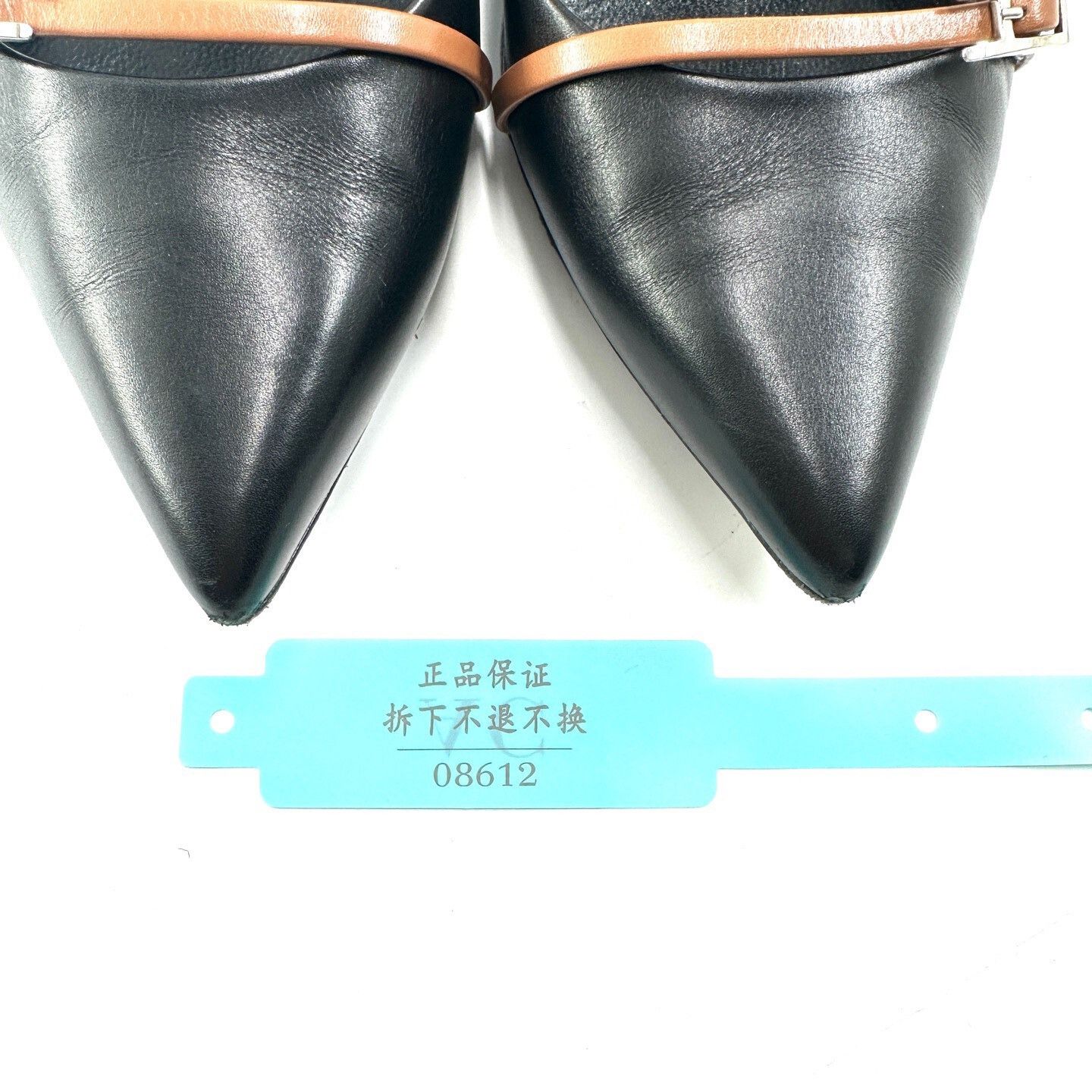 Hermes Hermes Black H-buckle Pointed Toe Heels Size US 6.5 / IT 36.5 - 9 Thumbnail