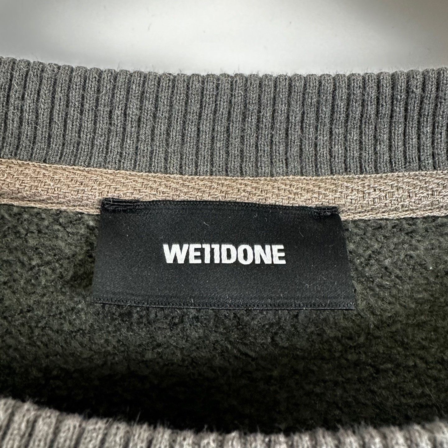 WE11DONE Welldone Letter Barrage Logo Sweatshirt Size US S / EU 44-46 / 1 - 3 Thumbnail