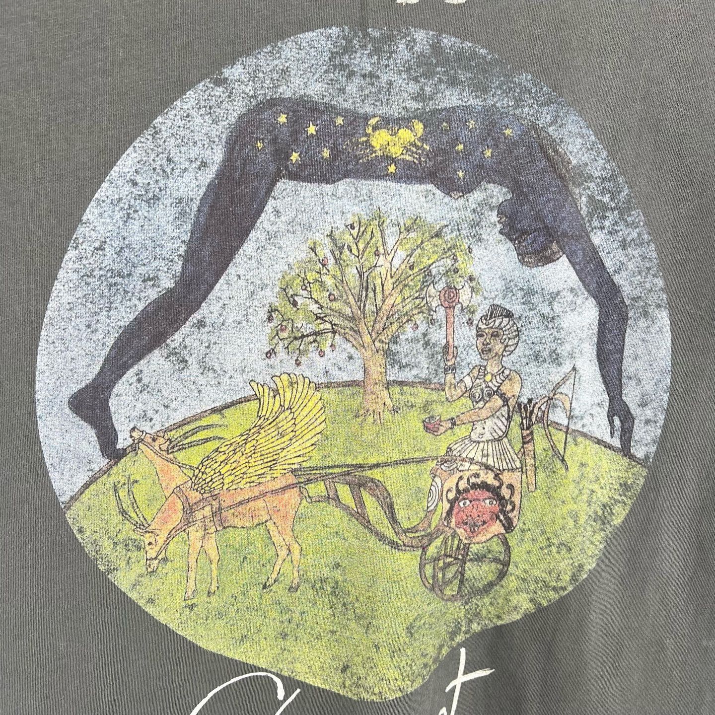 Dior Dior Gray Printed Crew Neck T-Shirt Size US S / EU 44-46 / 1 - 5 Thumbnail