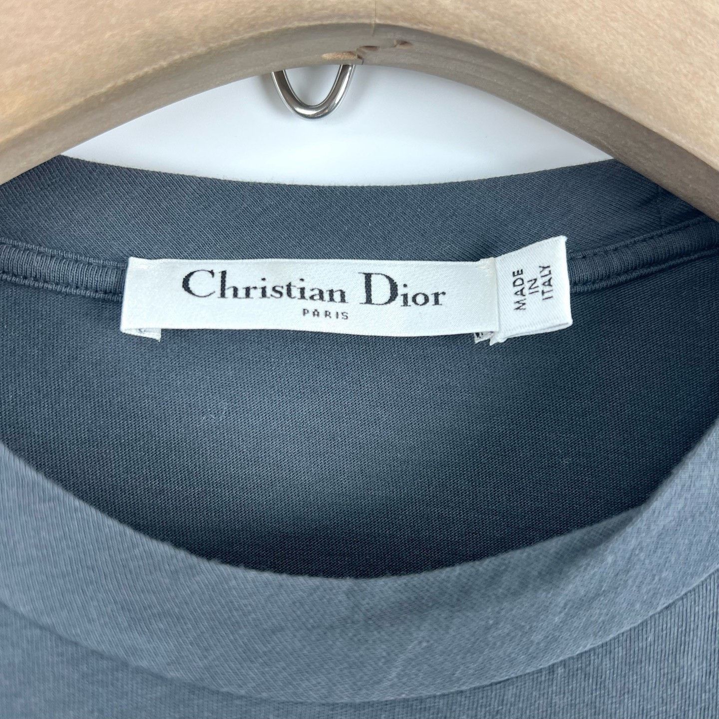 Dior Dior Gray Printed Crew Neck T-Shirt Size US S / EU 44-46 / 1 - 4 Thumbnail