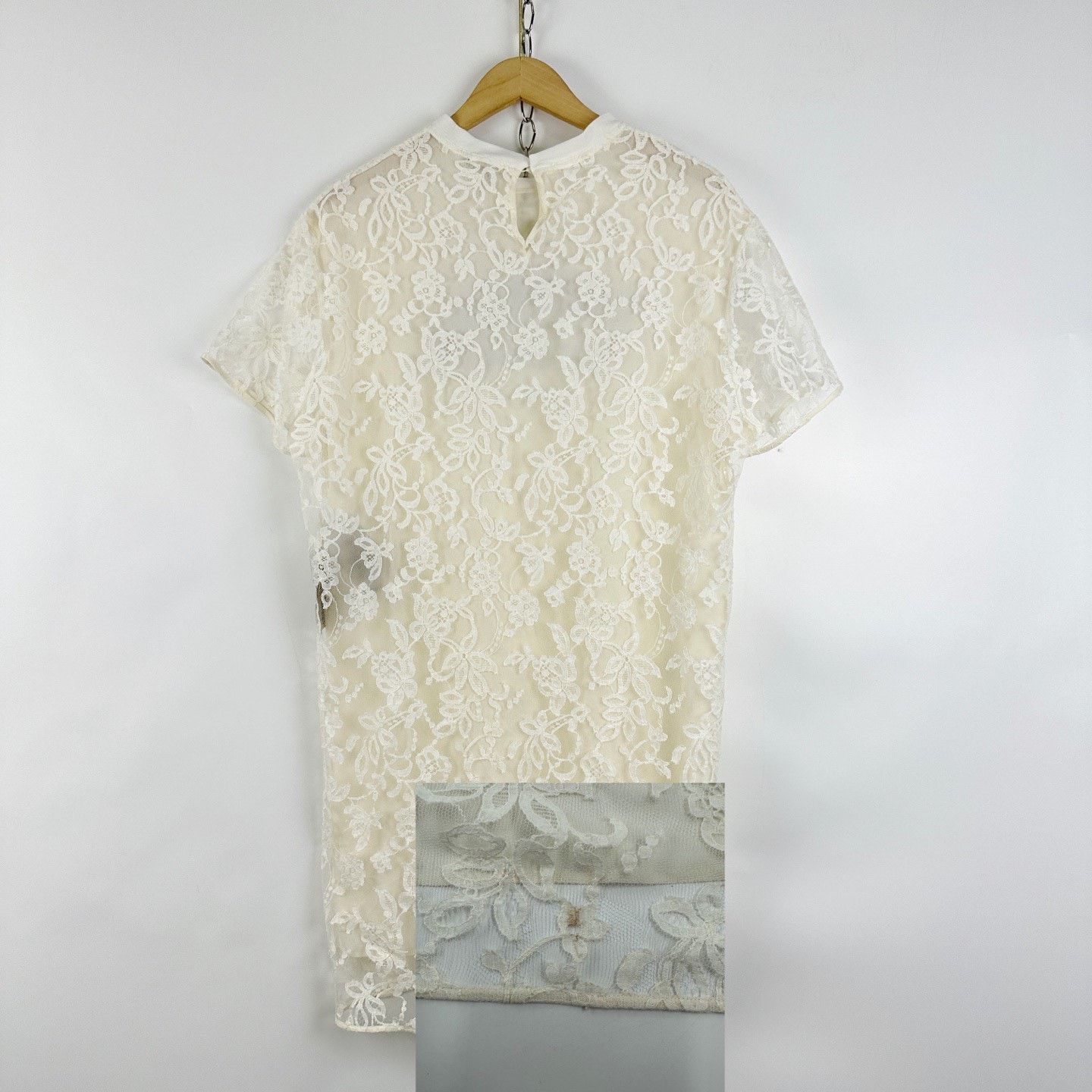 Burberry Burberry Lace Silk Logo Two-Piece Dress Size XS / US 0-2 / IT 36-38 - 4 Thumbnail