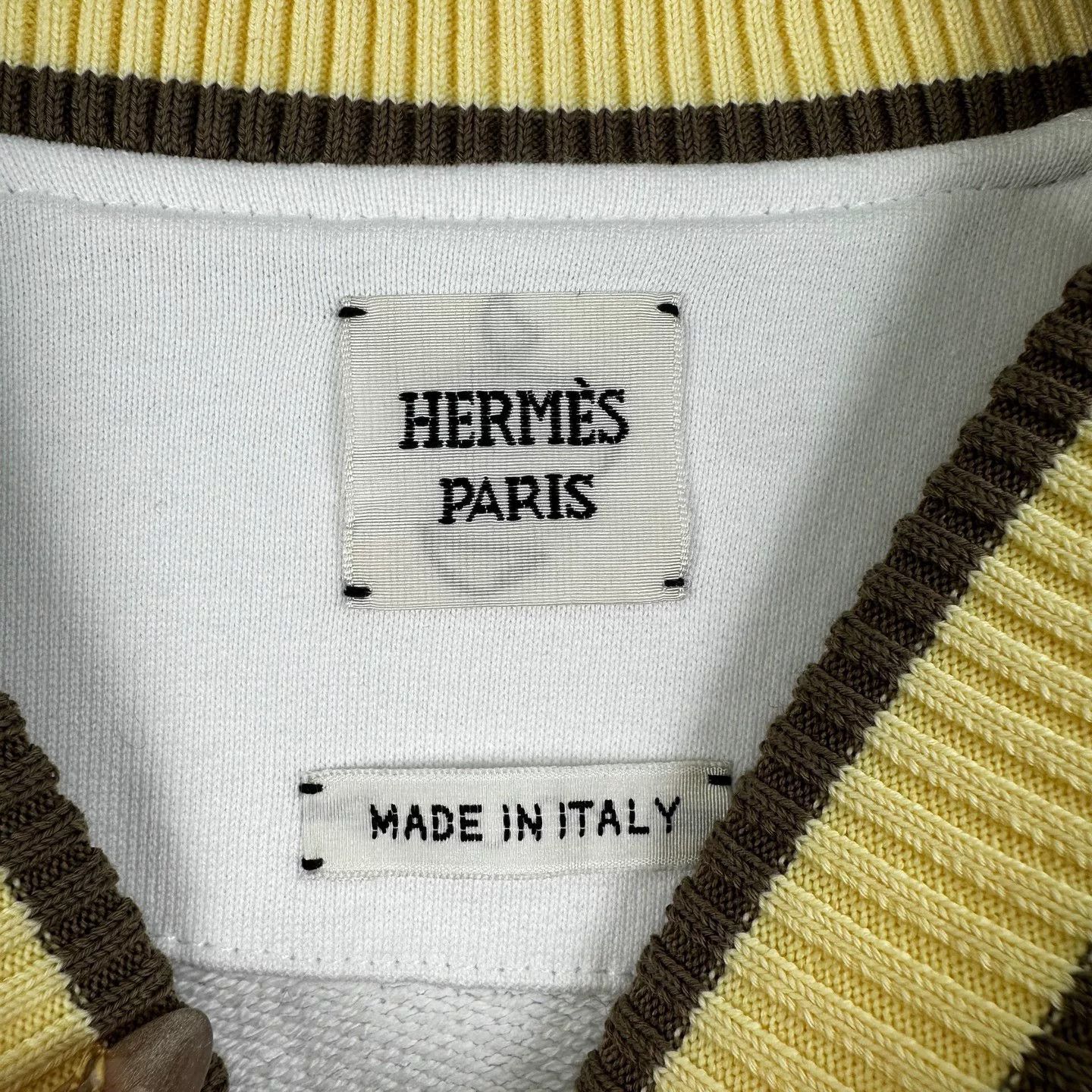 Hermes Hermes Women's V-Neck Embroidered Sweatshirt Size S / US 4 / IT 40 - 5 Thumbnail