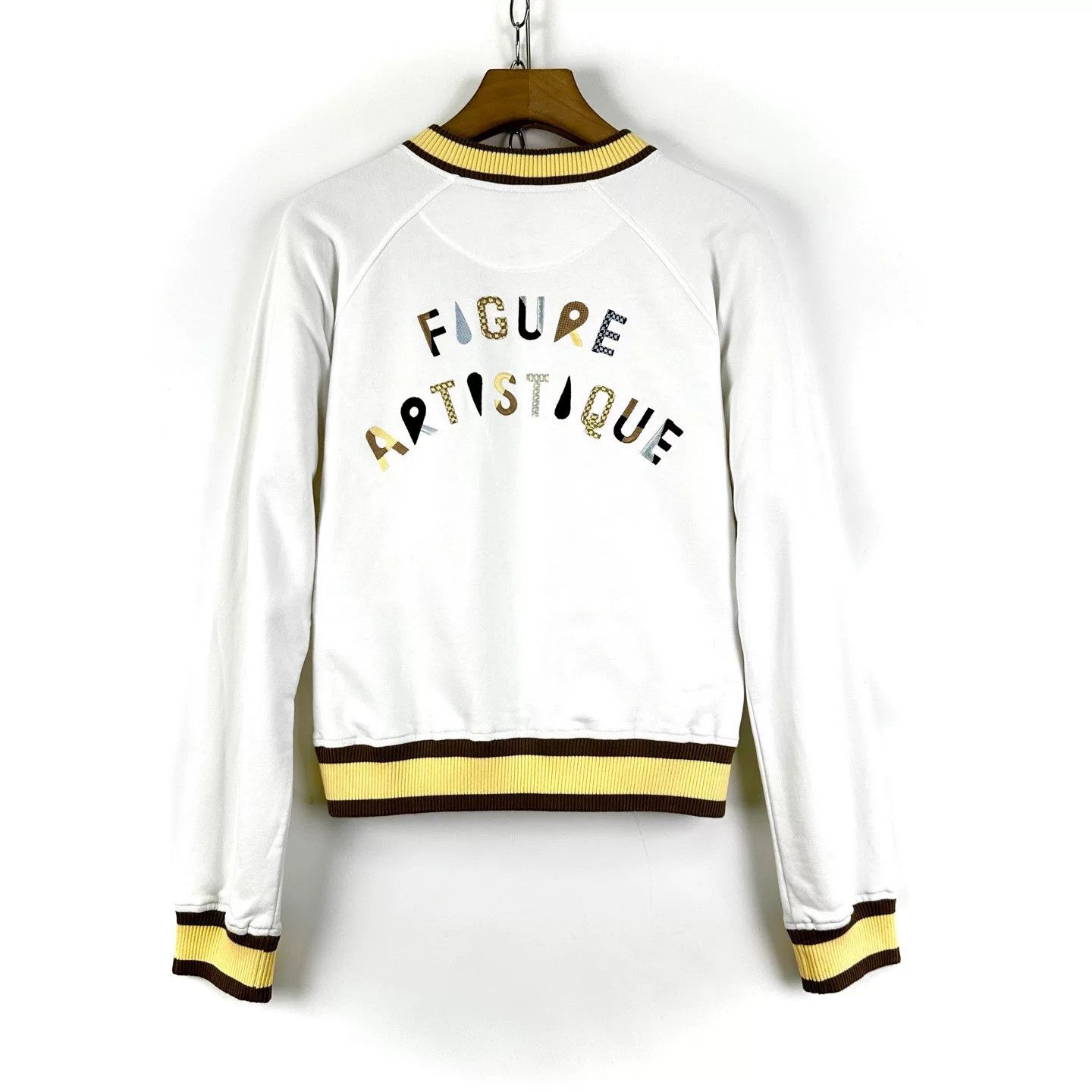 Hermes Hermes Women's V-Neck Embroidered Sweatshirt Size S / US 4 / IT 40 - 3 Thumbnail
