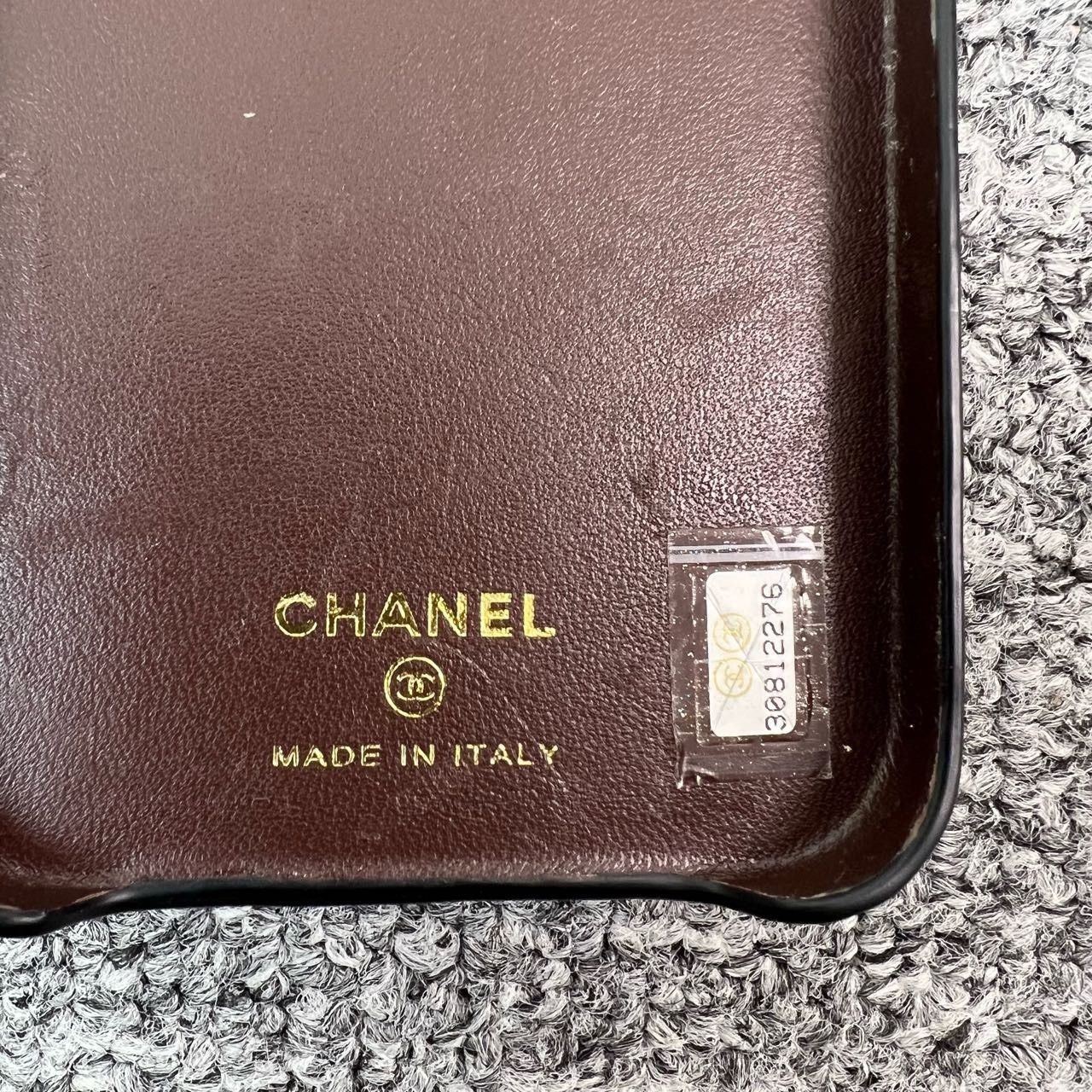Chanel Chanel Black Lambskin Gold Ball Chain Phone Case Size ONE SIZE - 7 Thumbnail
