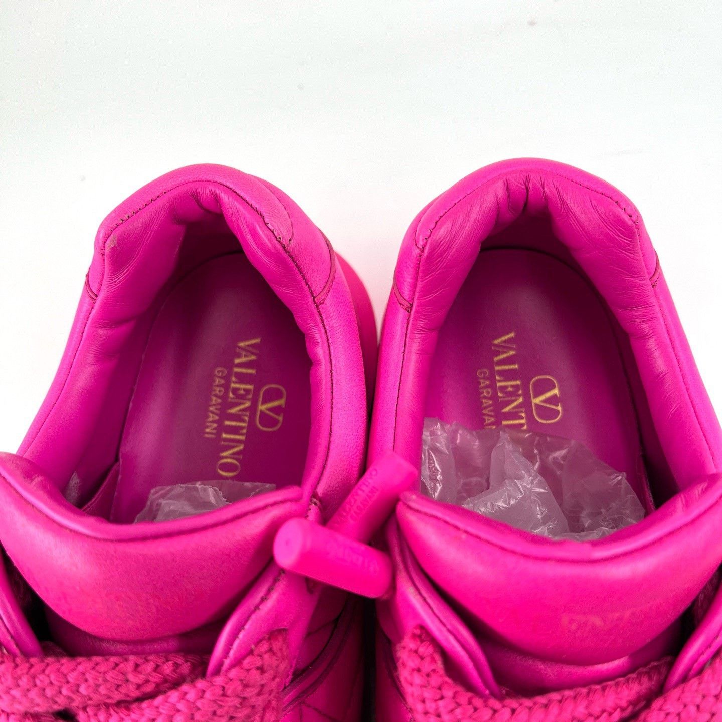 Valentino Valentino One Stud Pink Platform Sneakers Size US 9.5 / IT 39.5 - 4 Thumbnail