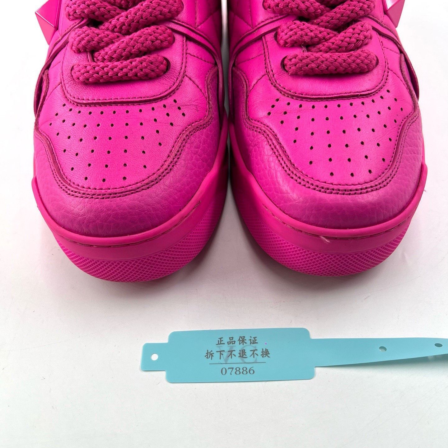 Valentino Valentino One Stud Pink Platform Sneakers Size US 9.5 / IT 39.5 - 9 Thumbnail
