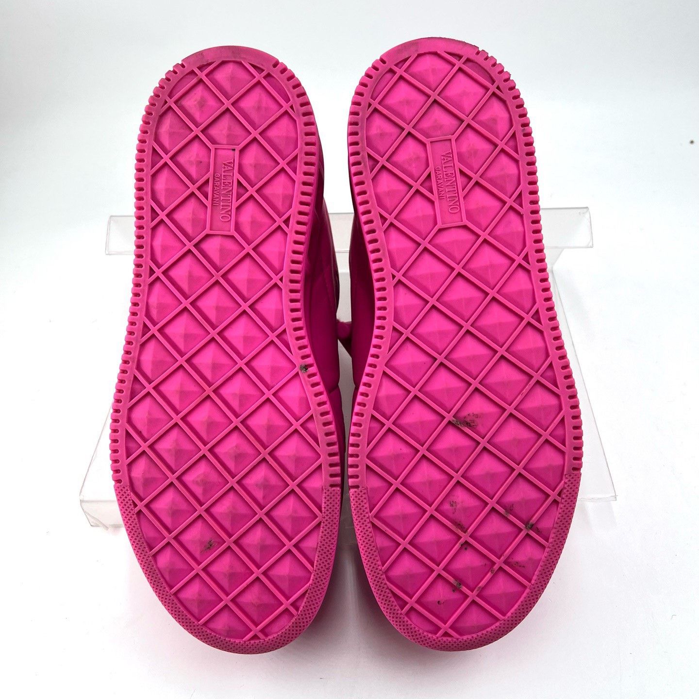 Valentino Valentino One Stud Pink Platform Sneakers Size US 9.5 / IT 39.5 - 8 Thumbnail