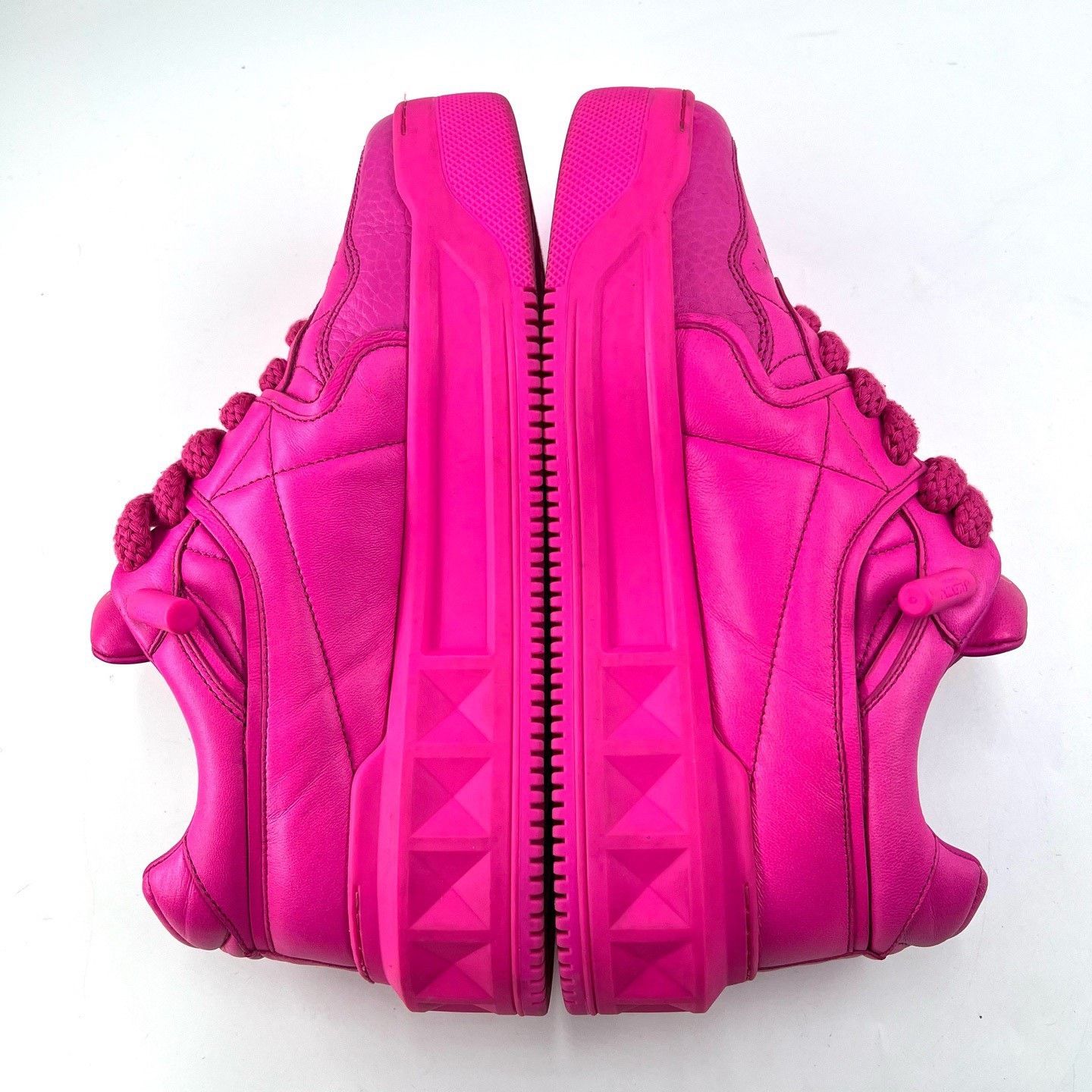 Valentino Valentino One Stud Pink Platform Sneakers Size US 9.5 / IT 39.5 - 6 Thumbnail