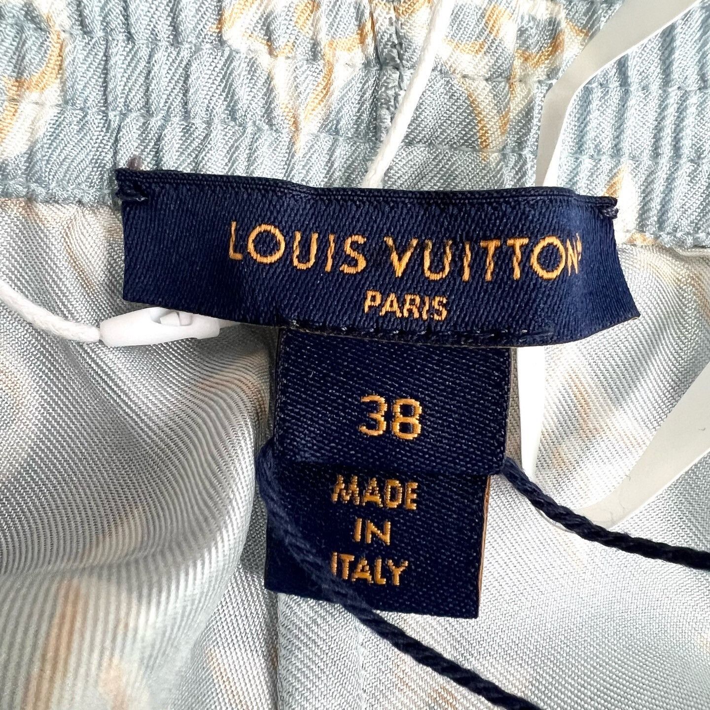 Louis Vuitton LV Monogram Blue Logo Relaxed Shorts Size 38" / US 16 / IT 52 - 6 Thumbnail