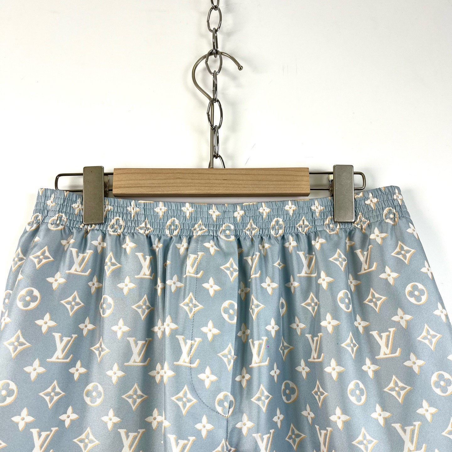 Louis Vuitton LV Monogram Blue Logo Relaxed Shorts Size 38" / US 16 / IT 52 - 3 Thumbnail
