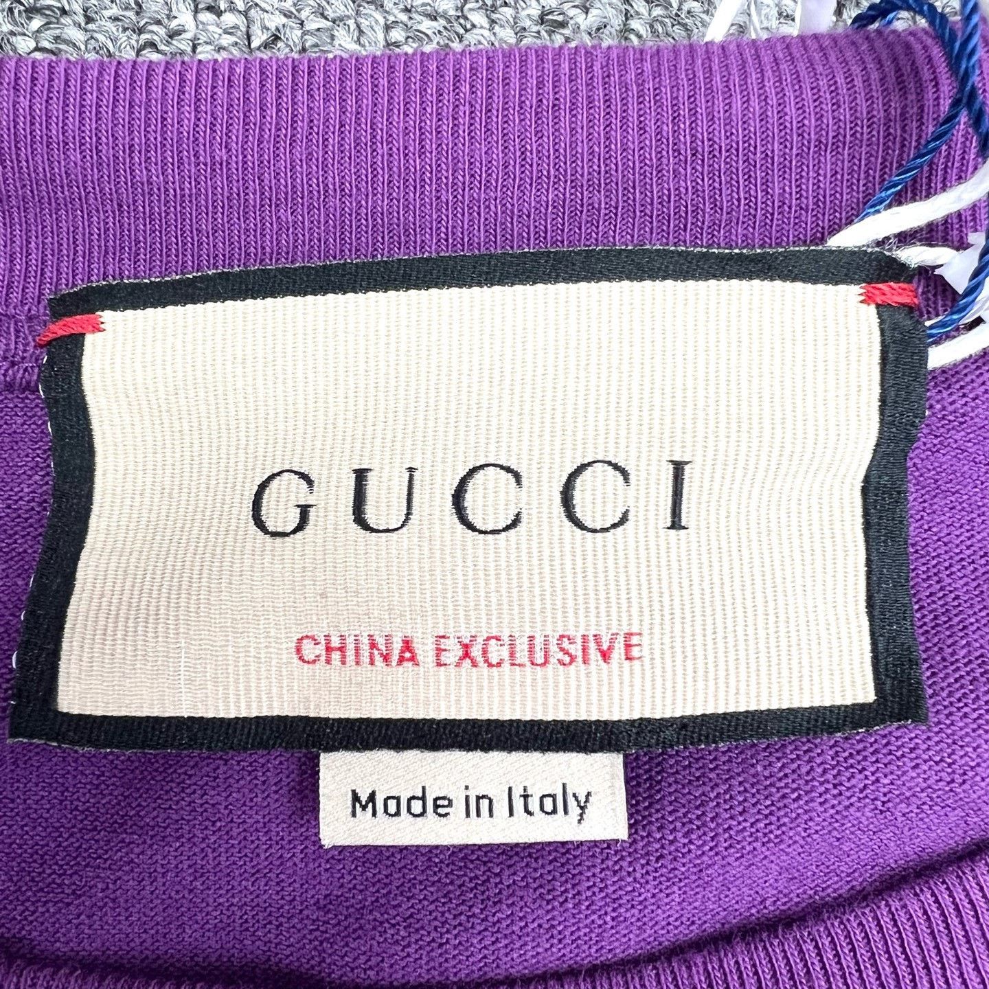Gucci Gucci Purple Panda Print Short Sweatshirt Size S / US 4 / IT 40 - 4 Thumbnail