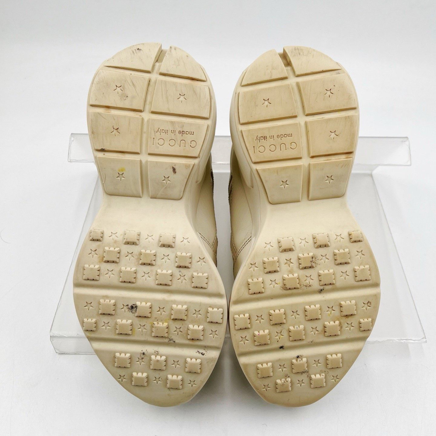Gucci Gucci Rhyton Double G Print Low-Top Sneakers Size US 4 / IT 34 - 8 Thumbnail