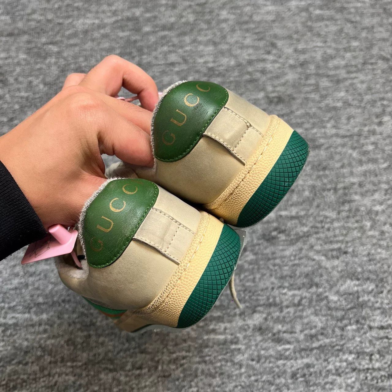 Gucci Gucci Distressed Sneakers Size 34.5 Size US 4 / IT 34 - 3 Thumbnail
