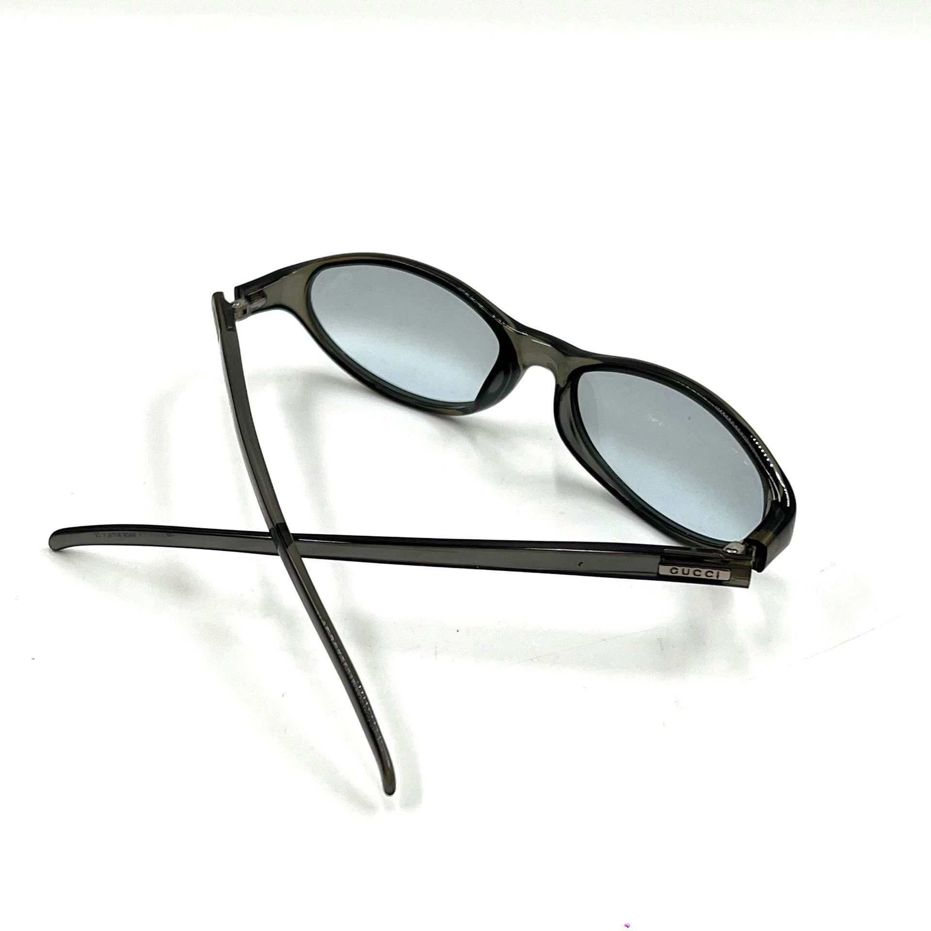 Gucci Gucci Black Cat-Eye Narrow-Frame Sunglasses Size ONE SIZE - 5 Thumbnail