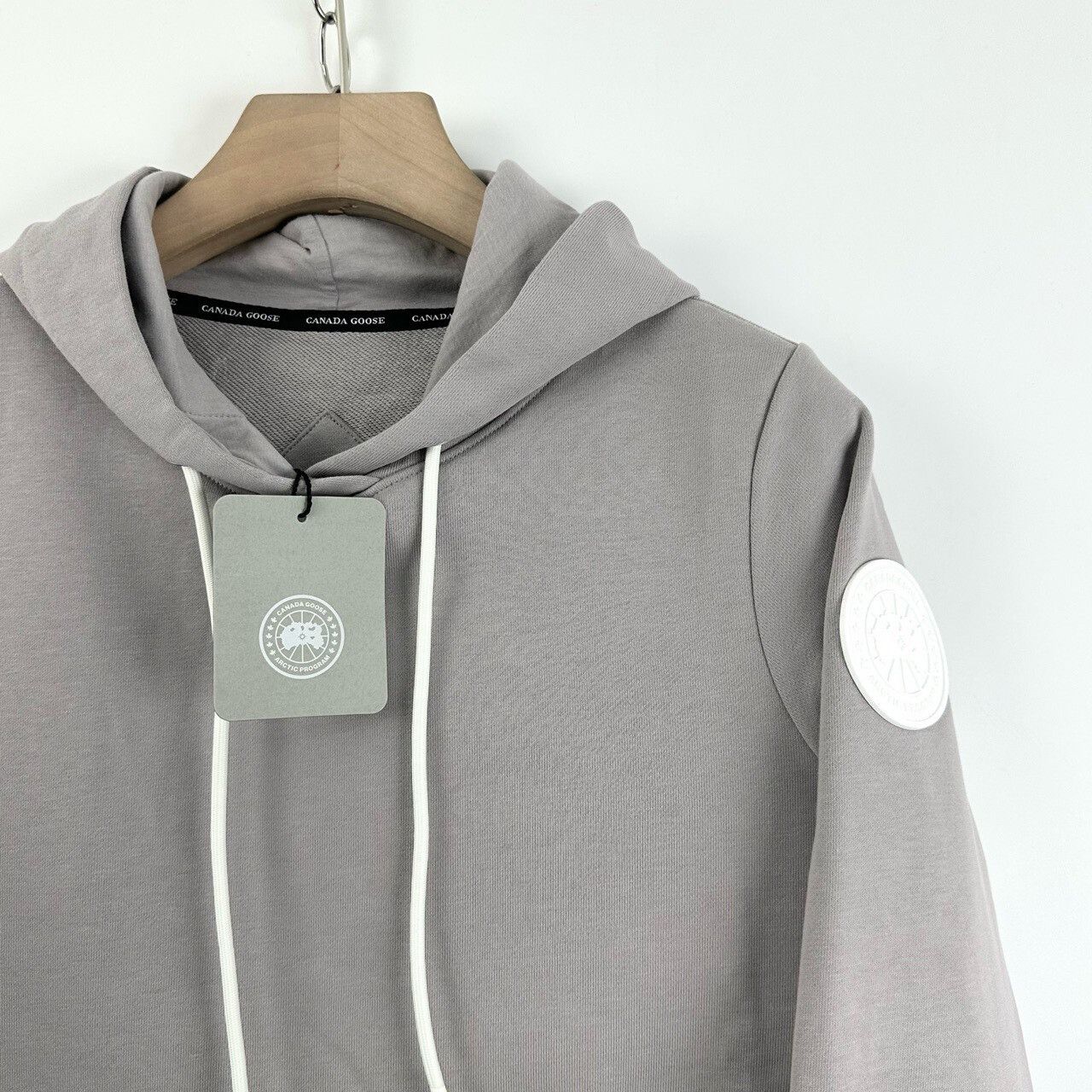 Canada Goose Canada Goose Gray Hooded Drawstring Sweatshirt Size XS / US 0-2 / IT 36-38 - 3 Thumbnail