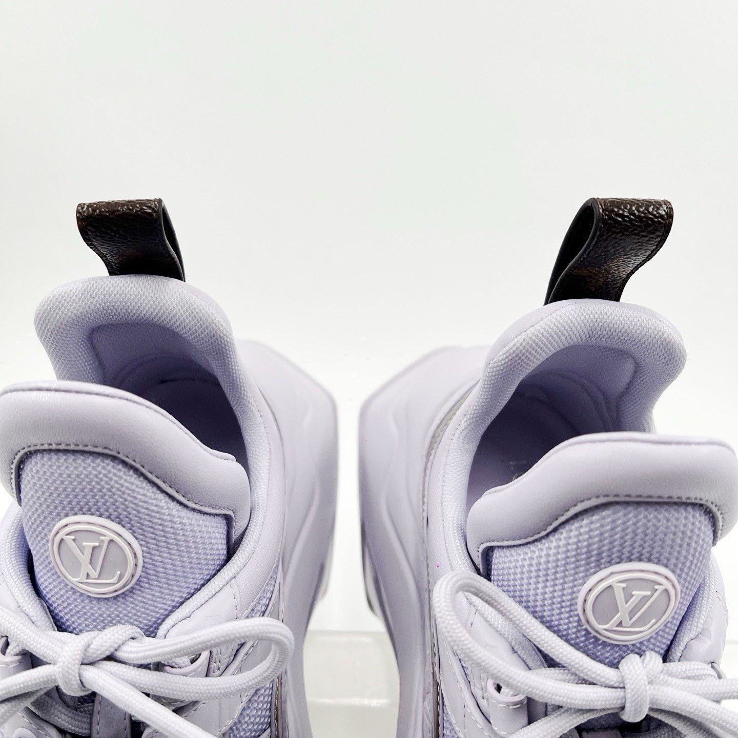 Louis Vuitton LV Purple Archlight2.0 Leather Platform Sneakers Size US 4 / IT 34 - 4 Thumbnail