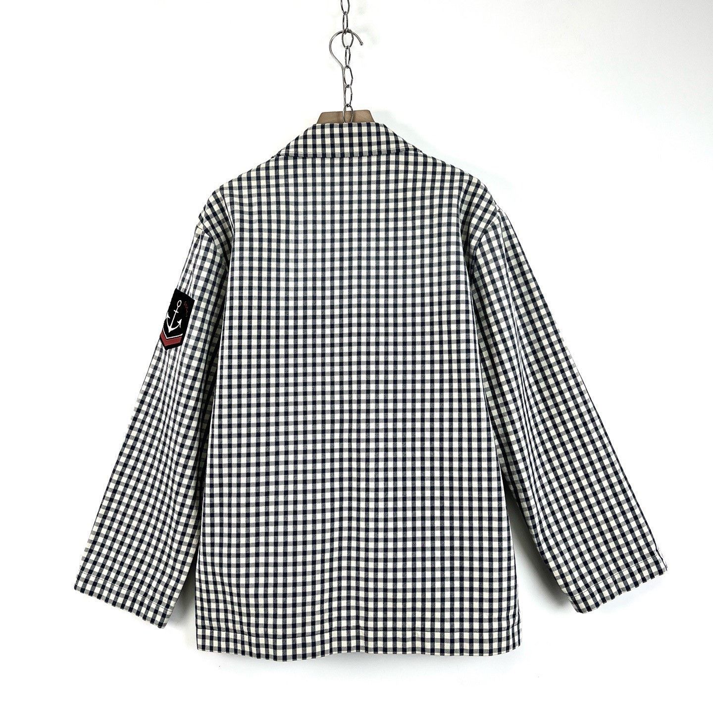 Gucci Gucci Blue Yellow Squirrel Print Check Jacket Size US S / EU 44-46 / 1 - 2 Thumbnail