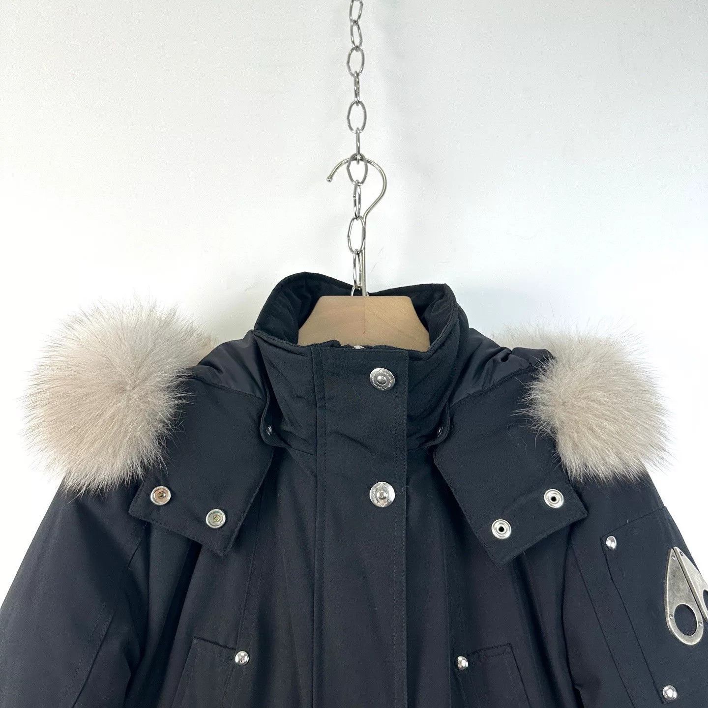 Moose Knuckles Moose Knuckles Black Down Jacket S Size S / US 4 / IT 40 - 3 Thumbnail
