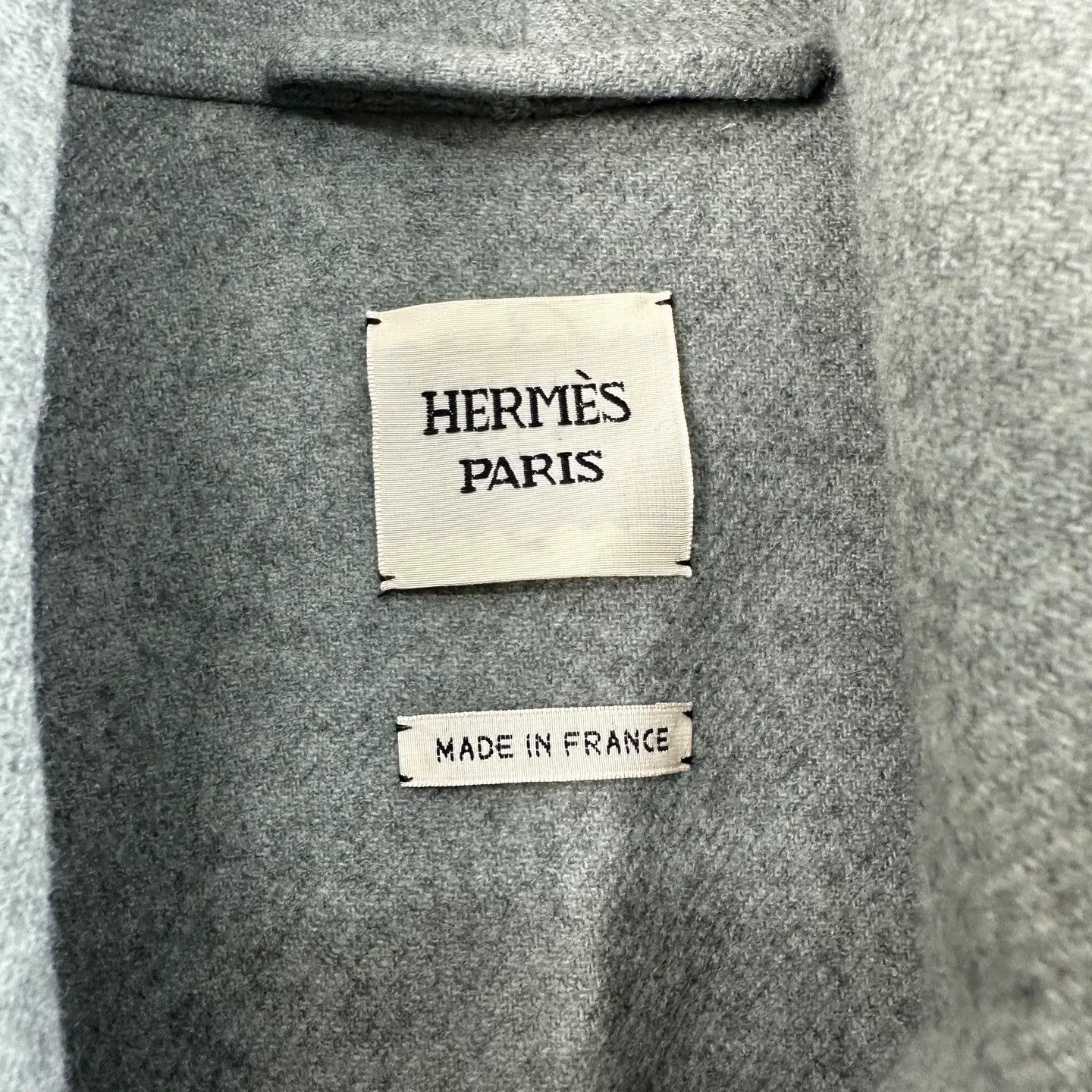 Hermes Hermes Women's Gray Long Cashmere Coat Size M / US 6-8 / IT 42-44 - 4 Thumbnail
