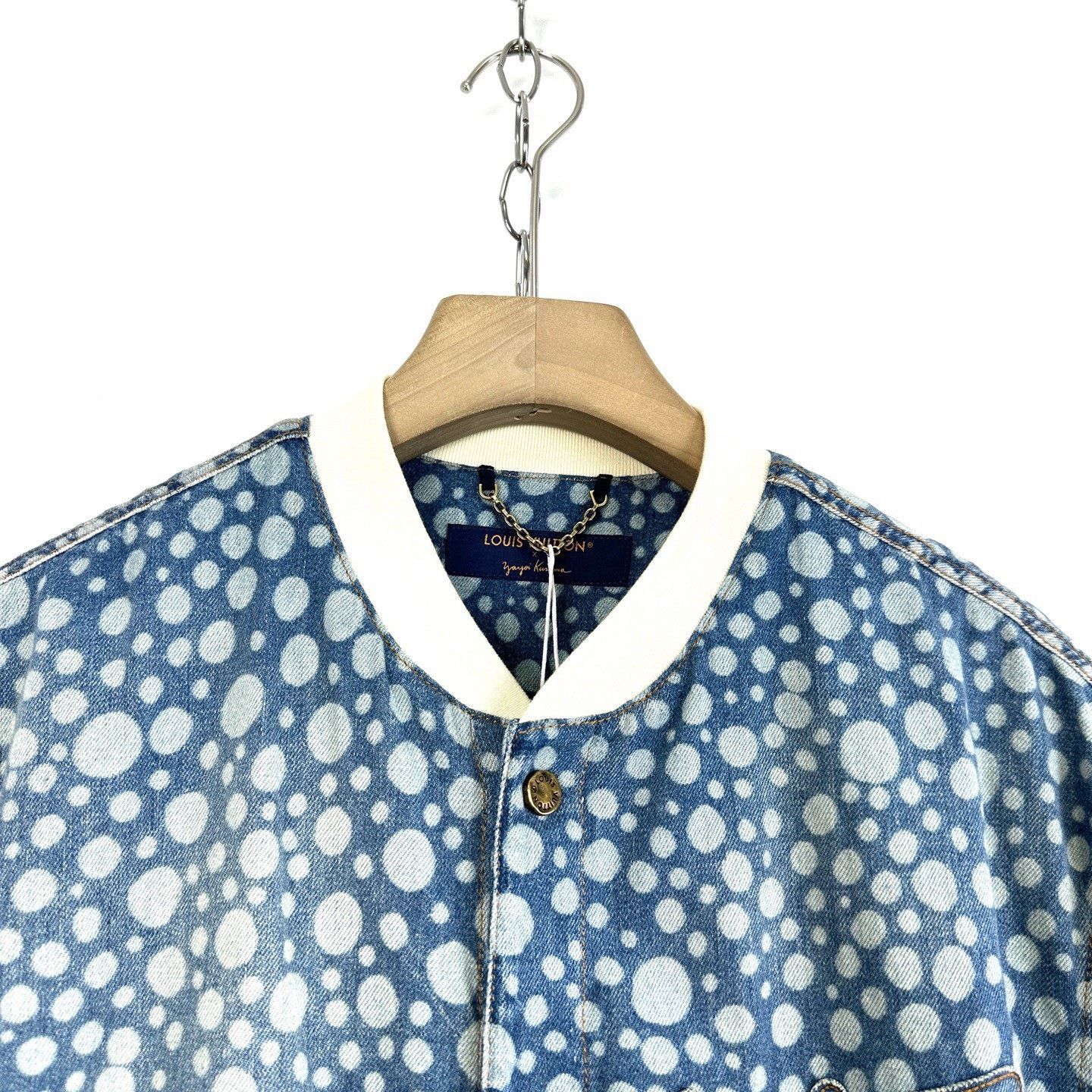 Louis Vuitton LV x Kusama Polka Dot Denim Jacket Size L / US 10 / IT 46 - 3 Thumbnail