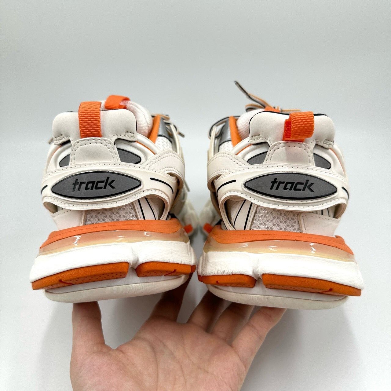 Balenciaga Balenciaga Track White Orange Sneakers Size US 7 / IT 37 - 4 Thumbnail