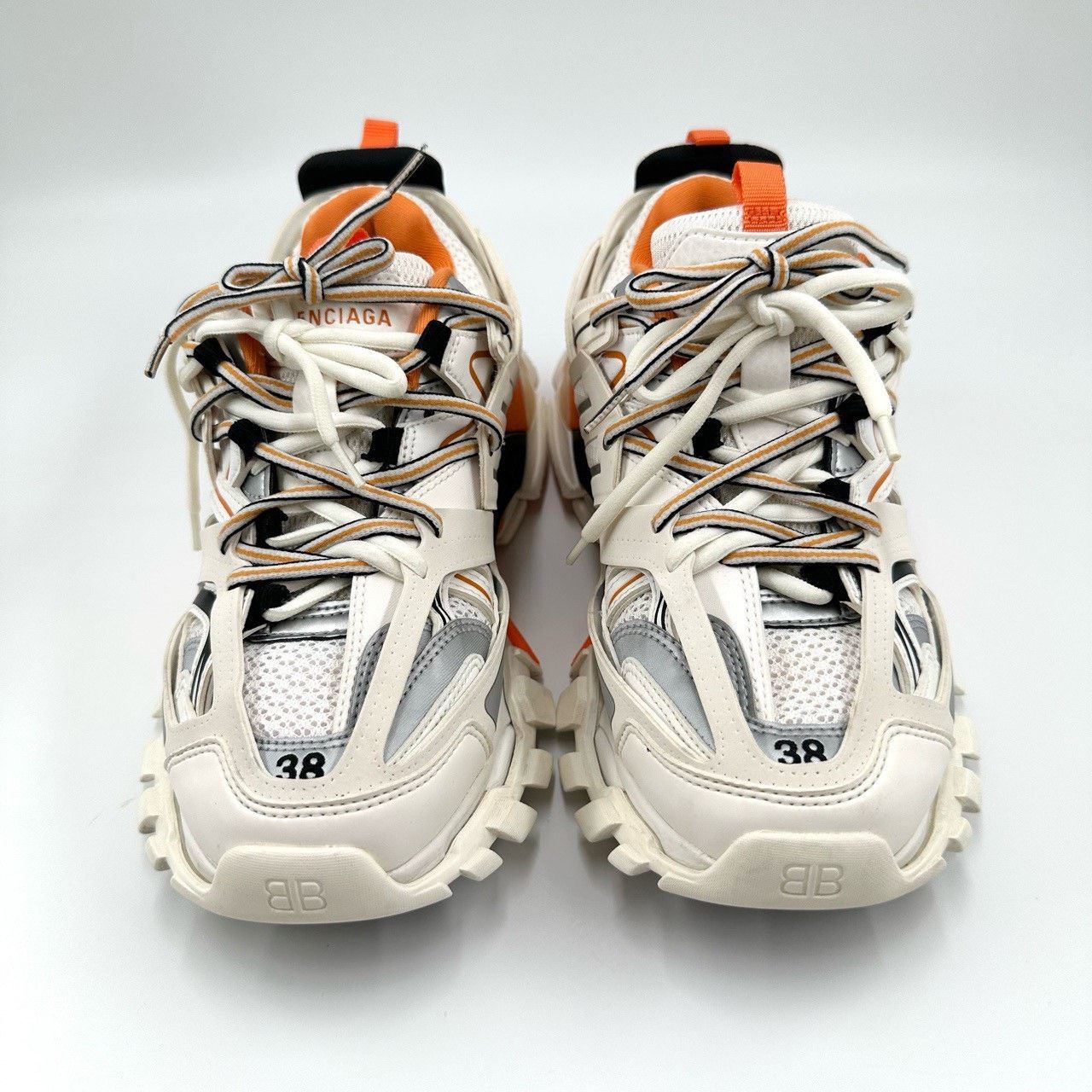 Balenciaga Balenciaga Track White Orange Sneakers Size US 7 / IT 37 - 3 Thumbnail