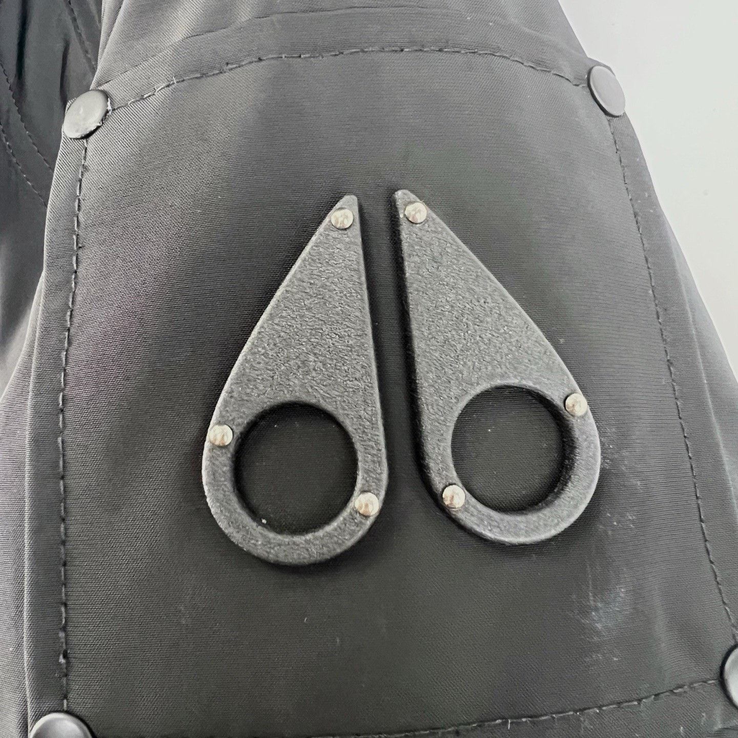 Moose Knuckles Moose Knuckles Black Hooded Mid-Length Down Jacket Size M / US 6-8 / IT 42-44 - 6 Thumbnail