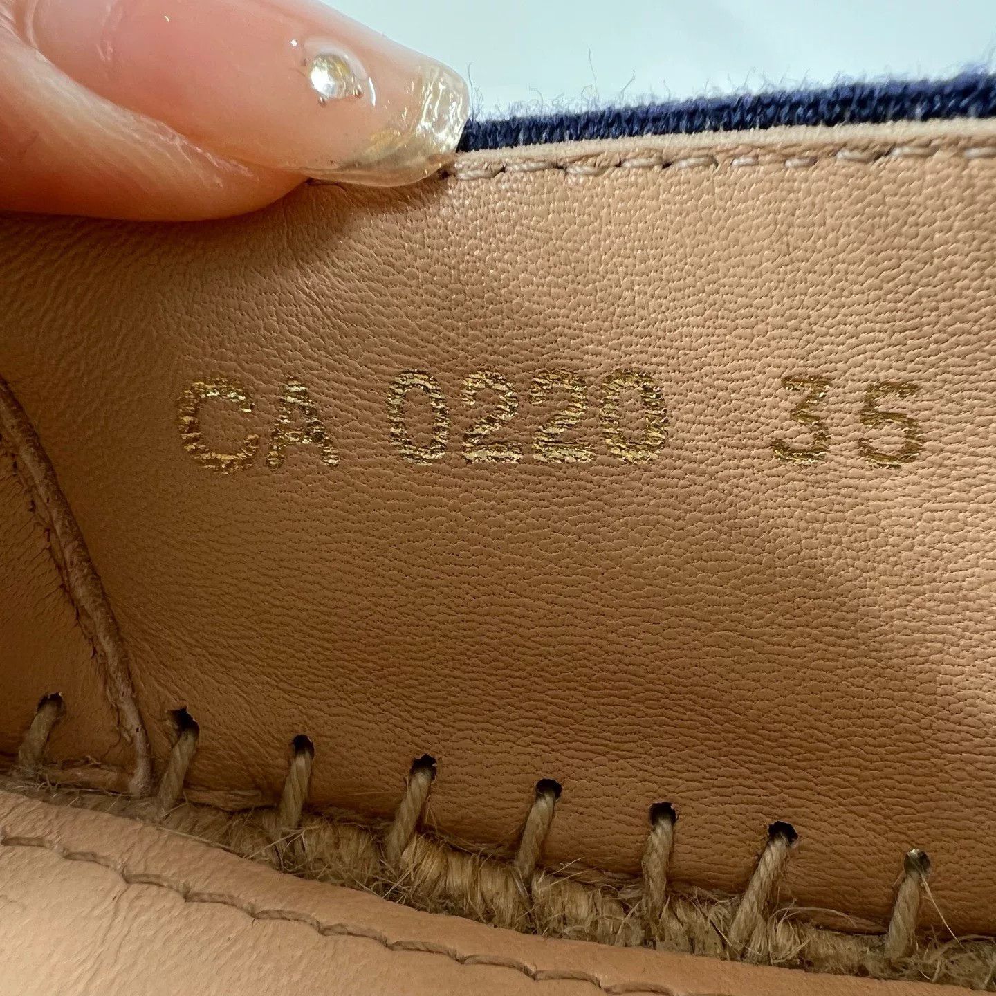 Dior Dior Swan Embroidery Logo Espadrilles Size US 4 / IT 34 - 5 Thumbnail