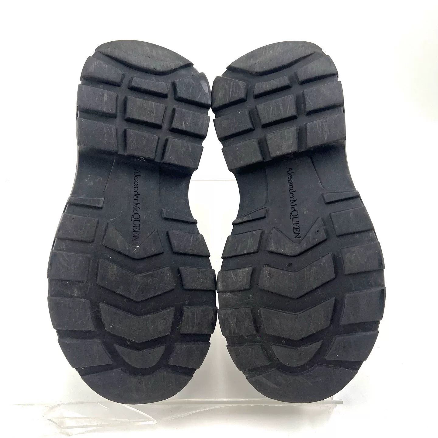 Alexander McQueen Alexander McQueen Black Canvas Platform Sneakers Size US 4 / IT 34 - 8 Thumbnail
