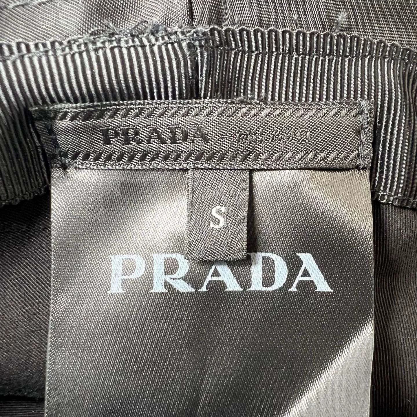 Prada Prada Black Nylon Triangle Logo Bucket Hat Size ONE SIZE - 5 Thumbnail