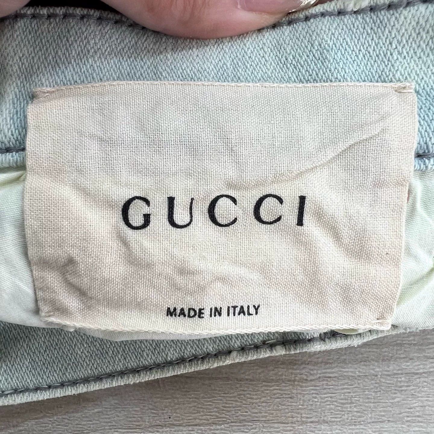 Gucci Gucci Heavy Embroidered Floral Jeans Size 27" / US 4 / IT 40 - 4 Thumbnail