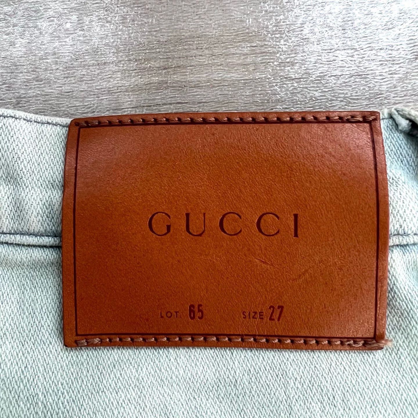 Gucci Gucci Heavy Embroidered Floral Jeans Size 27" / US 4 / IT 40 - 5 Thumbnail
